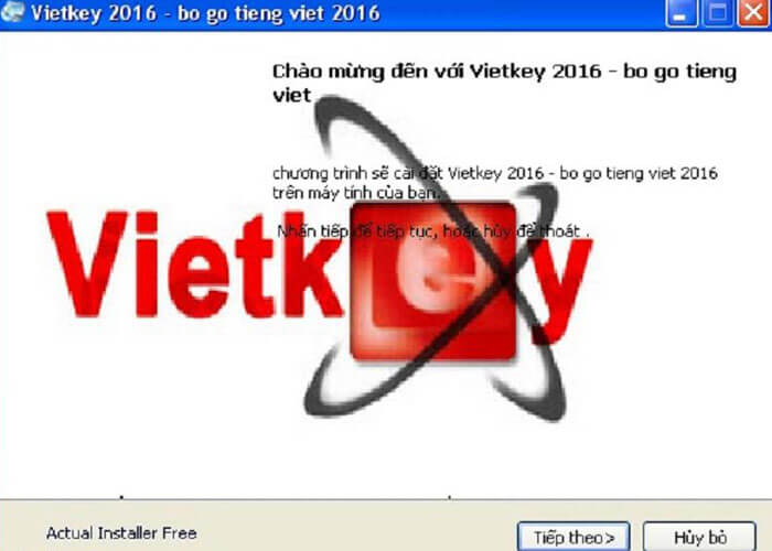 Bộ gõ tiếng việt Vietkey