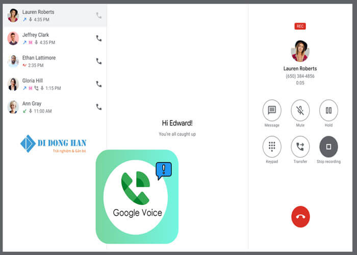 Ghi âm cuộc gọi Iphone bằng Google Voice