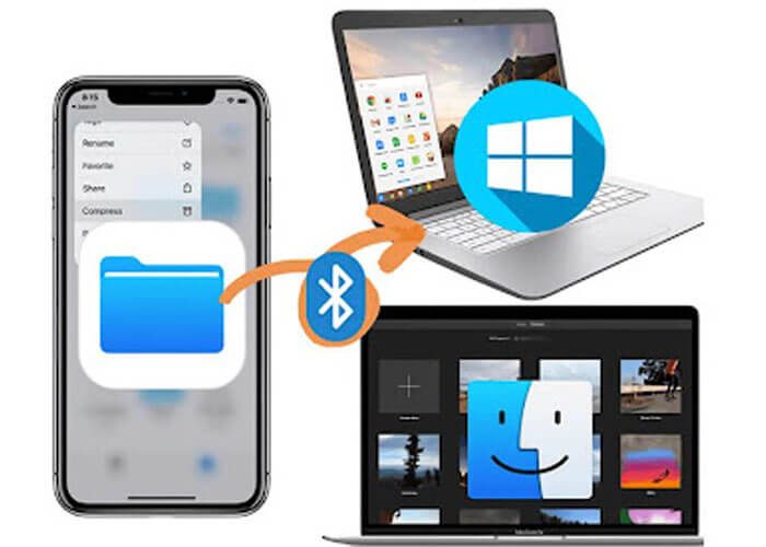 Chuyển ảnh từ iPhone sang máy tính Windows bằng Bluetooth