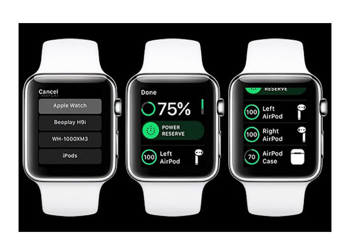 Kiểm tra pin airpod thông qua Apple Watch