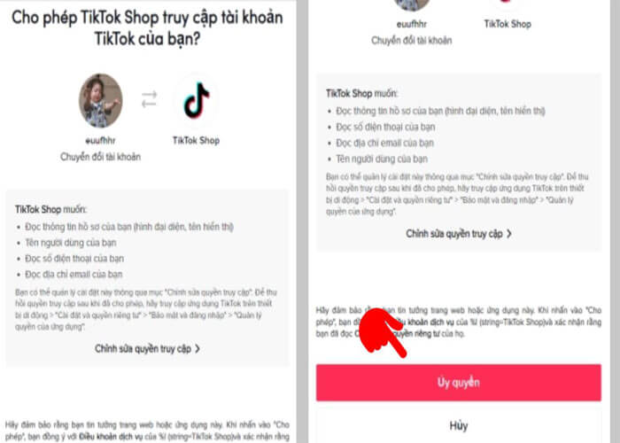 Điều kiện tạo giở hàng Tiktok Shop