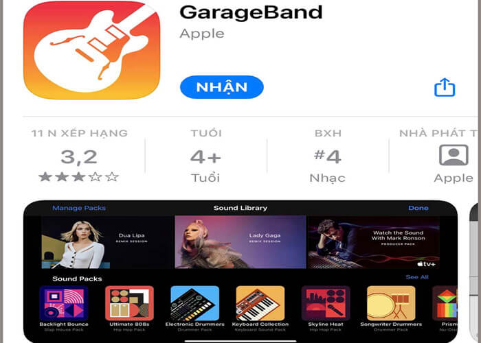 Cài nhạc chuông điện thoại bằng GarageBand