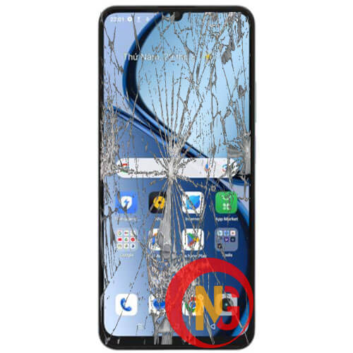 Mặt kính Realme Note 60, Note 60x bị bể vỡ