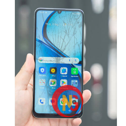 Mặt kính Realme Note 60, Note 60x bị trầy xước